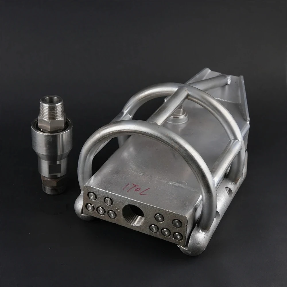 170L~600L/min M33 Internal Thread Cleaning Vehicle High-pressure Nozzle Sewage Dredging High-pressure Tugboat Shaped Nozzle