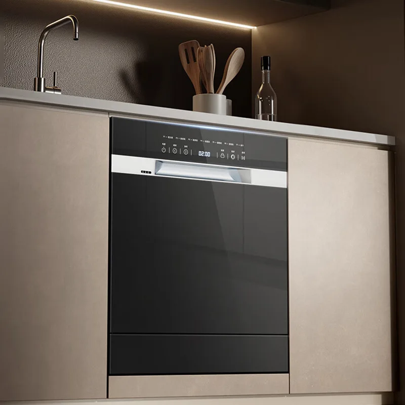 غسالات أطباق مدمجة مكونة من 13 مكانًا للتصدير لغسالات أطباق 110 فولت/220 فولت مع مقابس المملكة المتحدة والاتحاد الأوروبي والولايات المتحدة