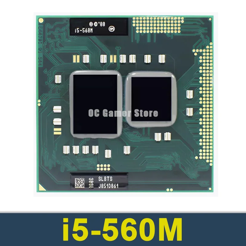 i5 560m I5-560M SLBTS 2,66 ГГц, 2 ядра, 35 Вт для HM55 HM57 QM57