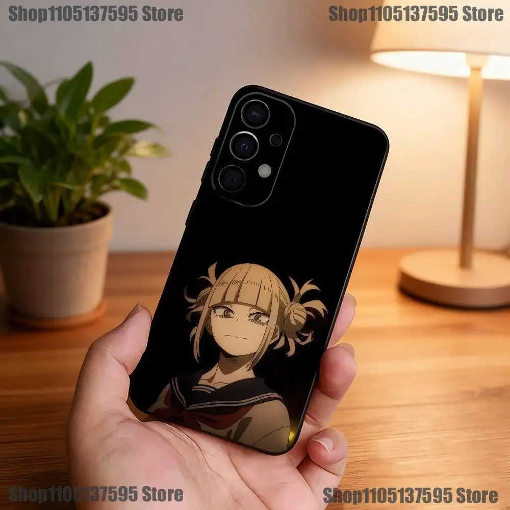 Custodia per telefono Anime Toga Himiko per Samsung S25,S24,S21,S22,S23,S30,Ultra,S20,Plus,Fe,Lite,5G Cover nera
