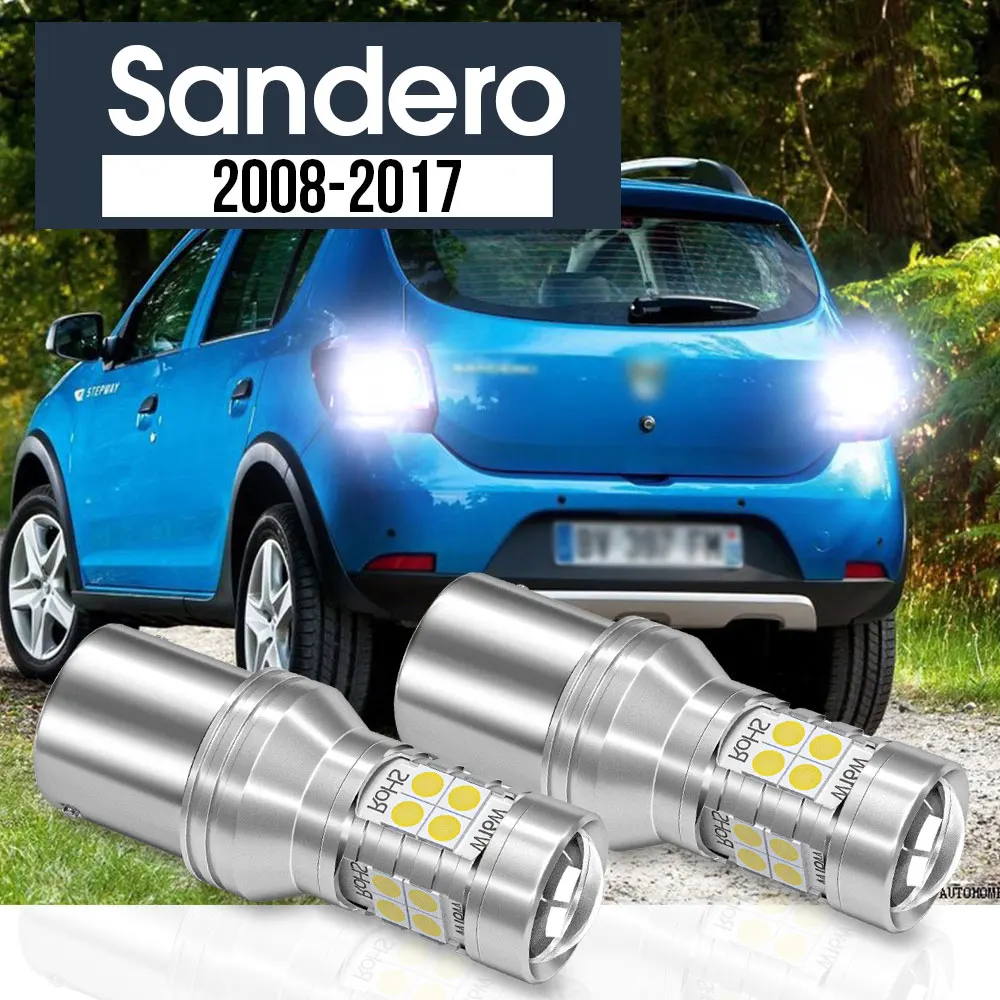 

2pcs LED Backup Light Reverse Lamp Canbus Accessories For Dacia Sandero 2008 2009 2010 2011 2012 2013 2014 2015 2016 2017