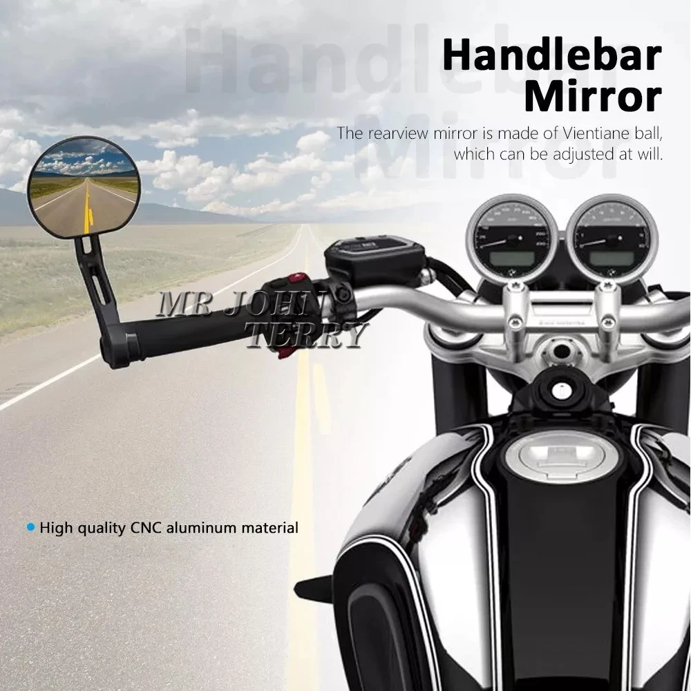 Motor4cycle Bar EndMirror Universal Rear view Mirrors CNC Aluminum For BMW R NineT RNINET Urban G/S R NINE T Pure RnineT Scrambl