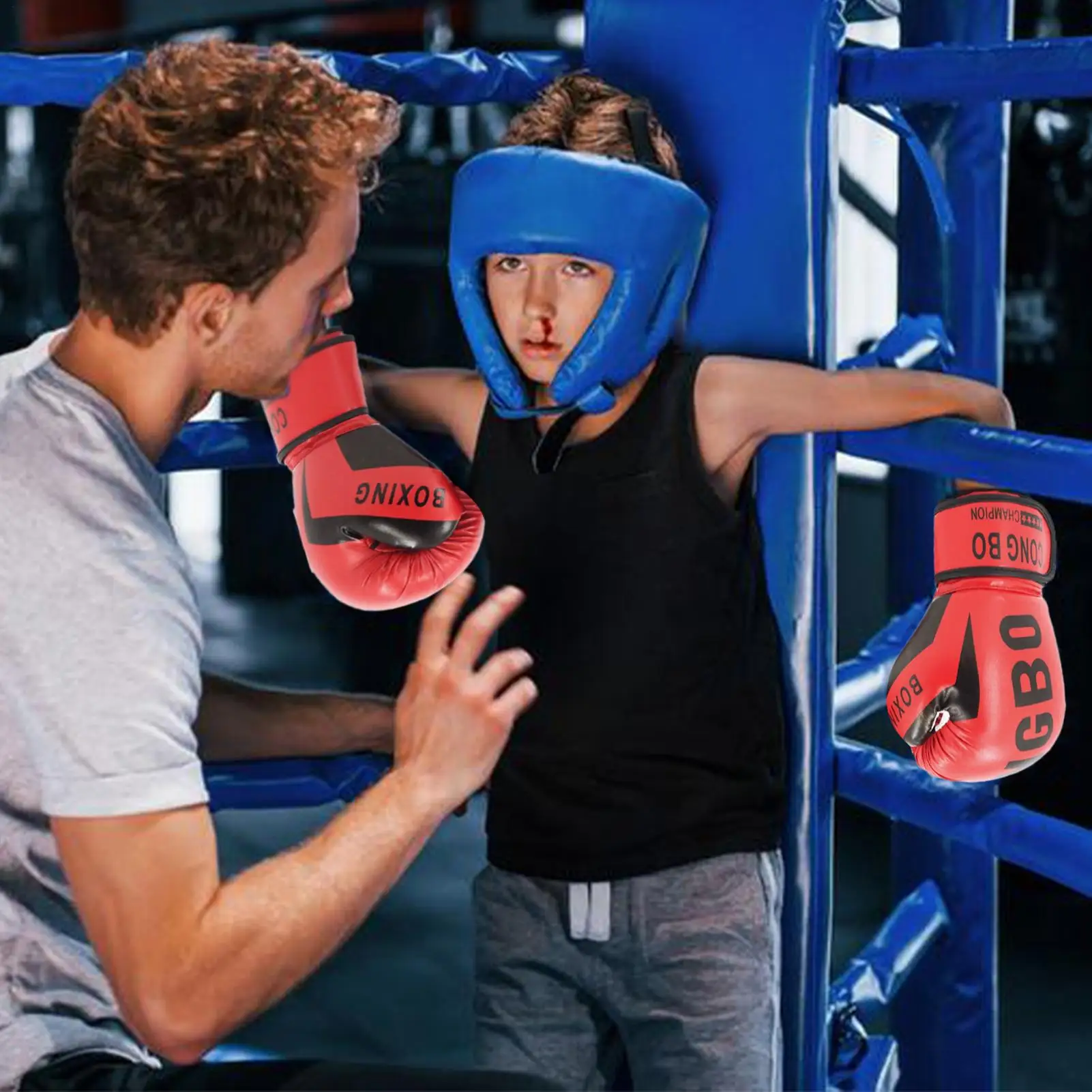 Kids Boxing Gloves Punching Training Workout Fight Exercise Mitts Kids Boxing Gloves Children Train Gym Glove Hand Protector