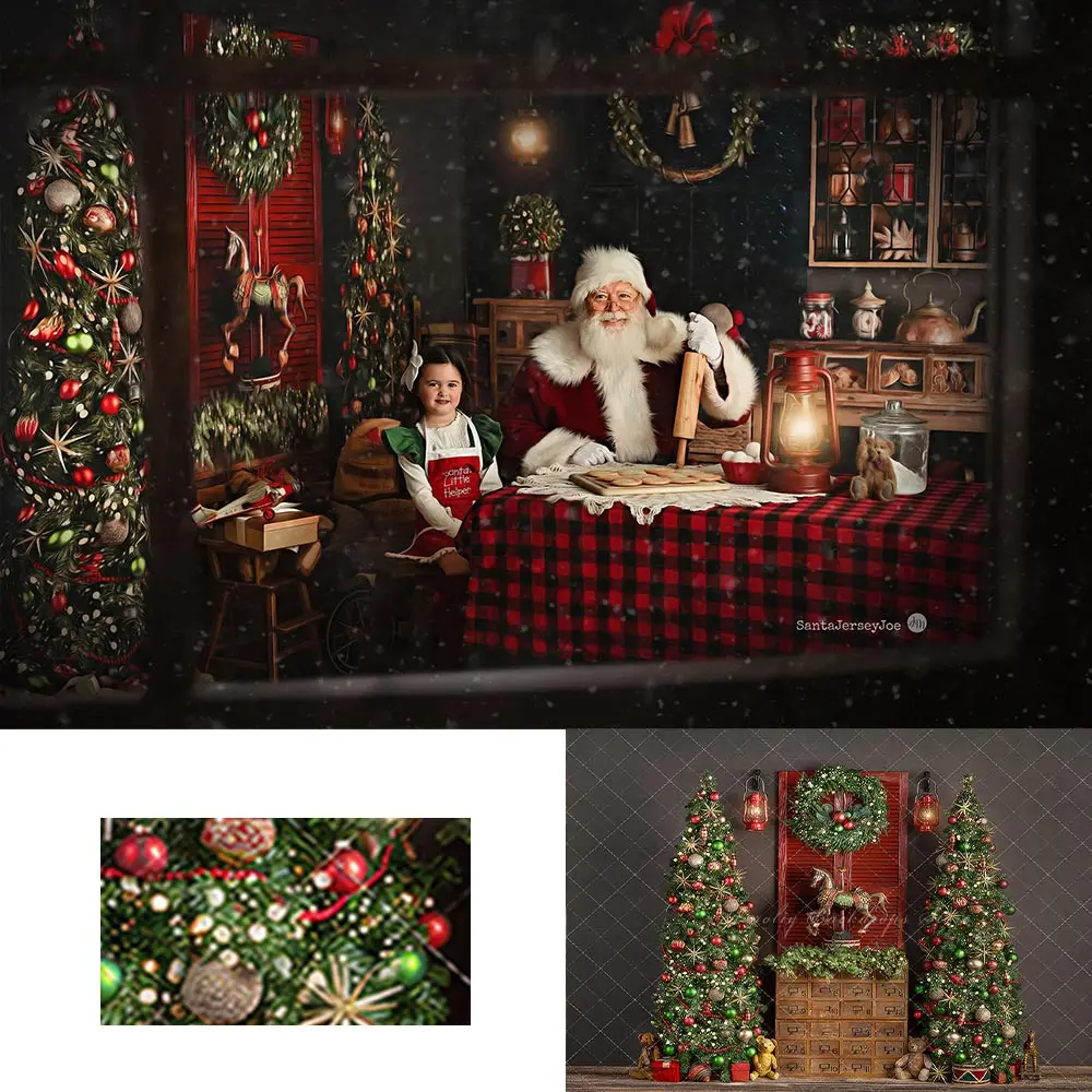 

Joyful Christmas Celebration Backdrop Child Adult Birthday Photo Shoot Backgrounds Kids Baby Cake Smash Photography Props