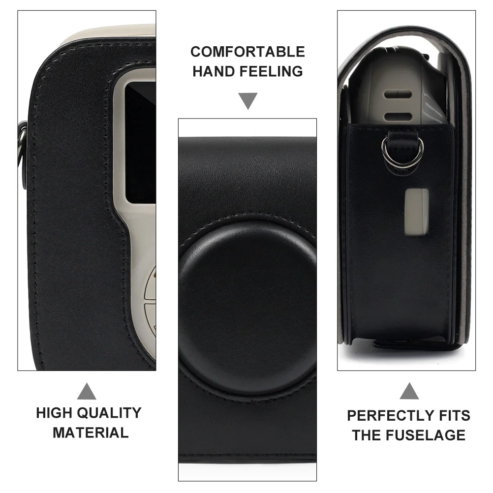 

PU Protective Camera Case Bag Adjustable Strap Compatible for Square Sq20 Camera Pouch Shockproof