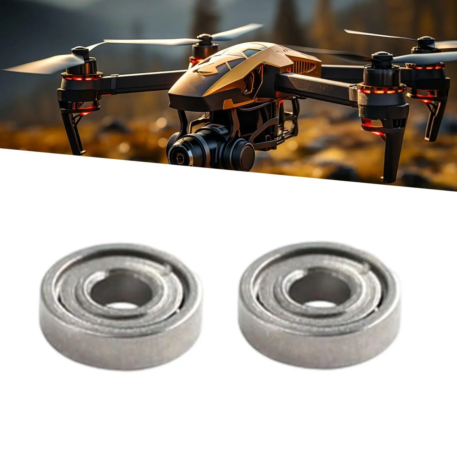 2x RC Helicopter Main Shaft Fixed Upgrade Professional RC Helicogyre Bearing in Frame Replace for Wltoys XK Models K110S K124