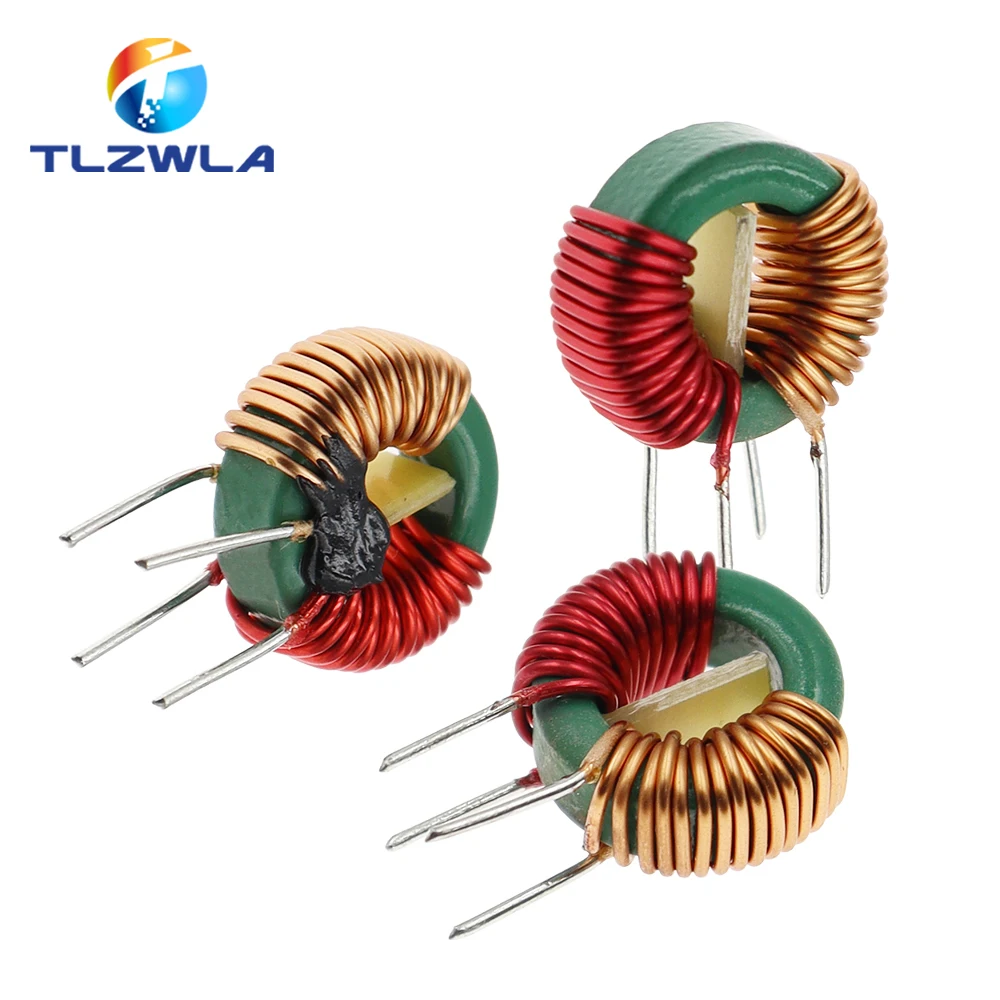 5PCS 14X9X5MM Common-mode Inductor 14*9*5mm 2MH 0.7Wire Diameter 5A Magnetic Ring inductance Power Filtering Inductance Coil