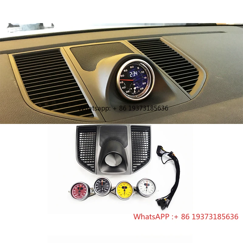 

Applicable to Car Stopwatch Meter Clock for Porsche Macan 2014-2023 Interior Dashboard Time Electronic Timer Dial