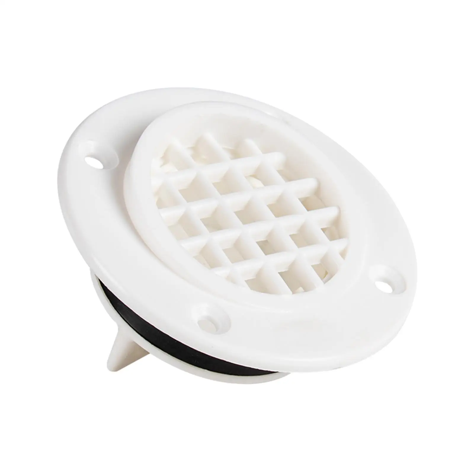Boat Transom Drain Plug Scupper Valve Stopper Anti Leakage Water Round for Yacht Spare Parts Professional