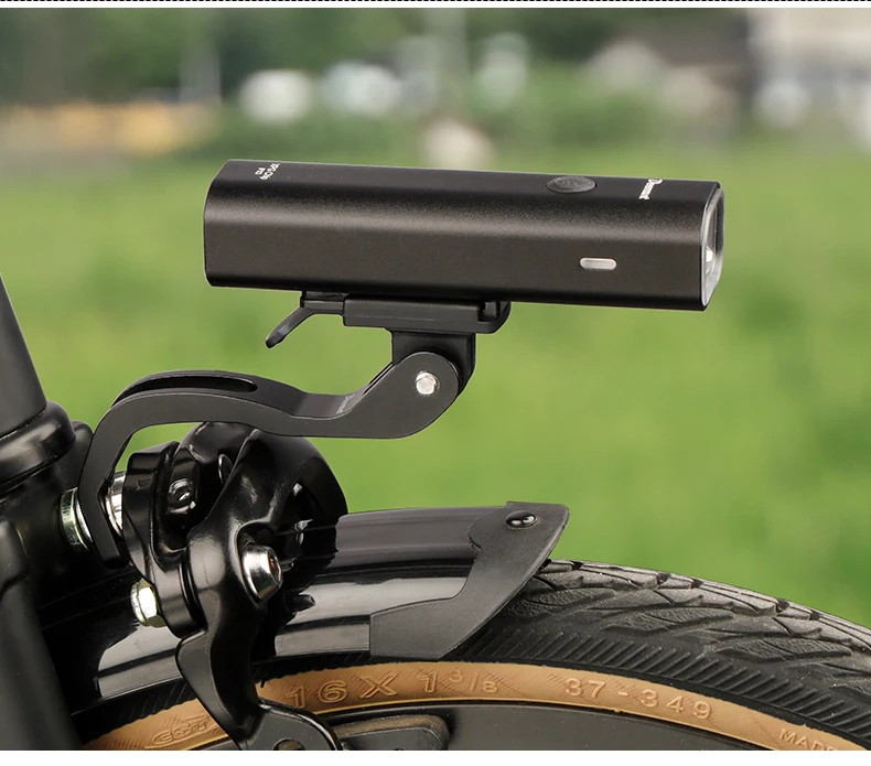 Deemount Fahrradlampenhalterung, Kameraständer, Gabelmontage, 15 ° Flache Verformungsschutzvorrichtung für Brompton Faltrad/MTB/Rennrad – Detail 11