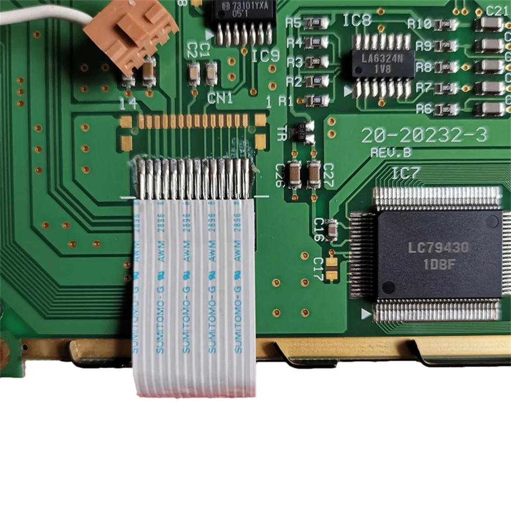 AG320240A4 14 Pins 5.7" LED Screen Display For Injection Machine Perfectly Compatible LCD Screen 8080 Parallel 14pin Blue LC7942