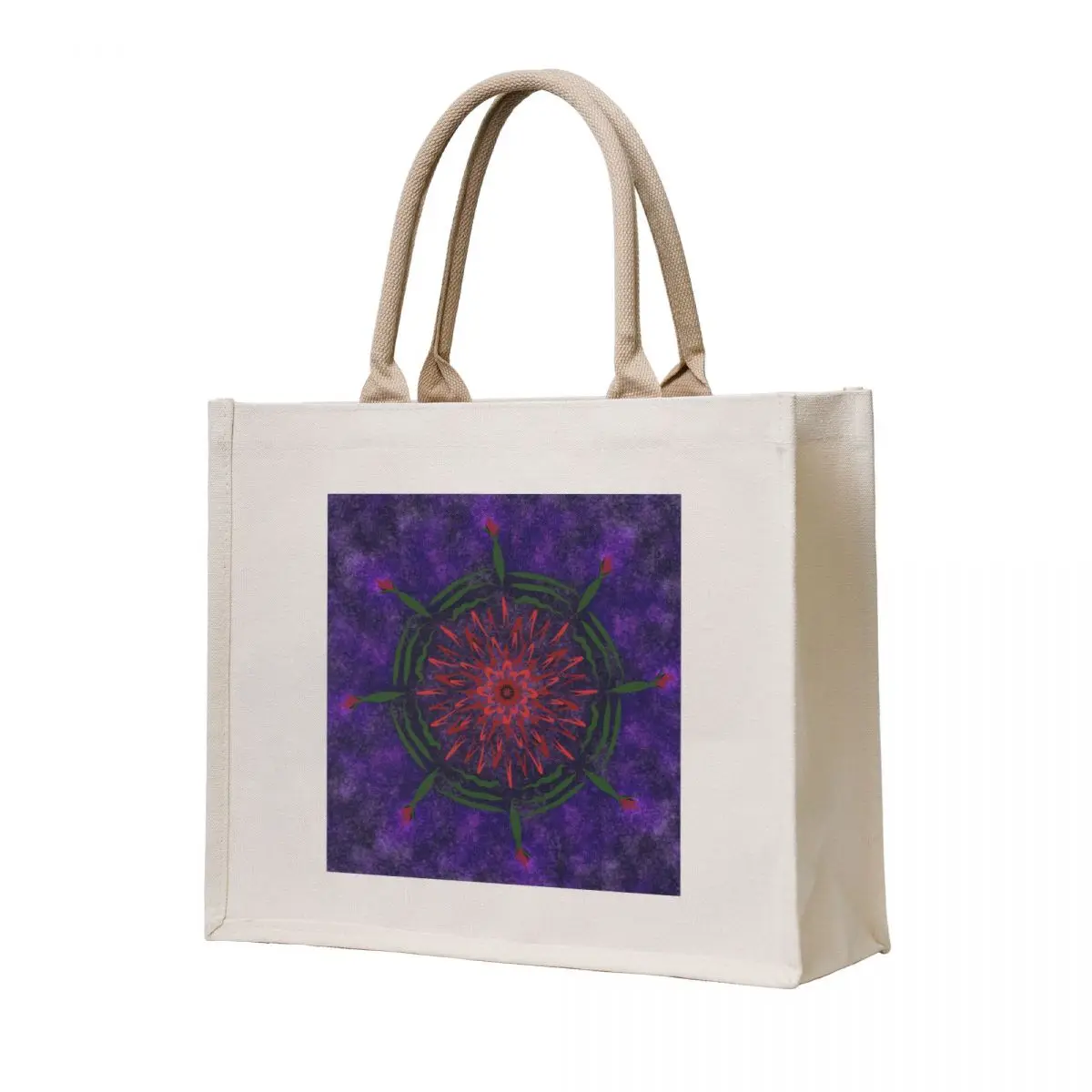 

Moonlit Pollen Bloom Tile Tote Bag Women's tote bag tote bag screen canvas shopping Women's beach bags