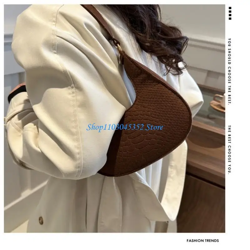 

2024 Сумка для полумесяца сумки для девочек женские женщины подмышка сумки для подмышки сумочка мода