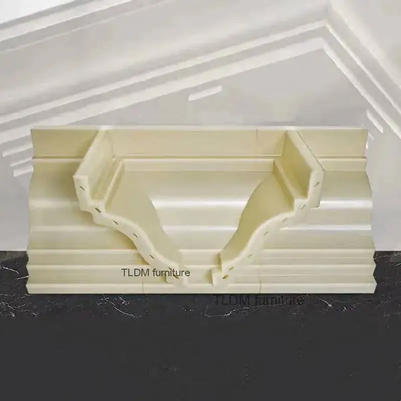 Cast-in-place Exterior Roman Line Villa Column Wall Decoration Eaves Cement Drip Line Mold Beam Support Gutter Eaves Line Mold