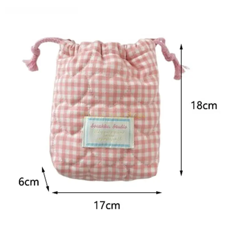 Bolsa aseo x90d bolsa maquillaje acolchado bolso cosmético con cordero bolsa almacenamiento