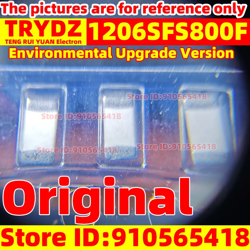 

100-5pcs Original New 1206SFS800F/24-2 1206 F7140 8AMP-24V SMD 8A 24V Upgraded environmentally friendly version
