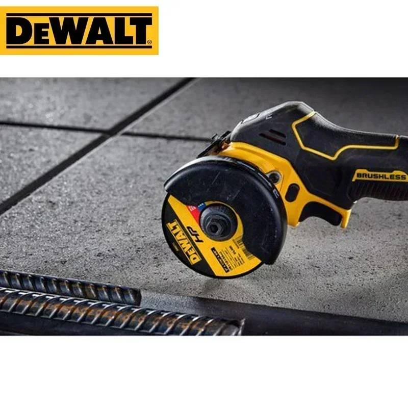 DEWALT DCS438 Mini Angle Grinder Bare Tool 20V XR Brushless Motor Handle CUT OFF Cutting Saw Machine Power Tools DCS438B