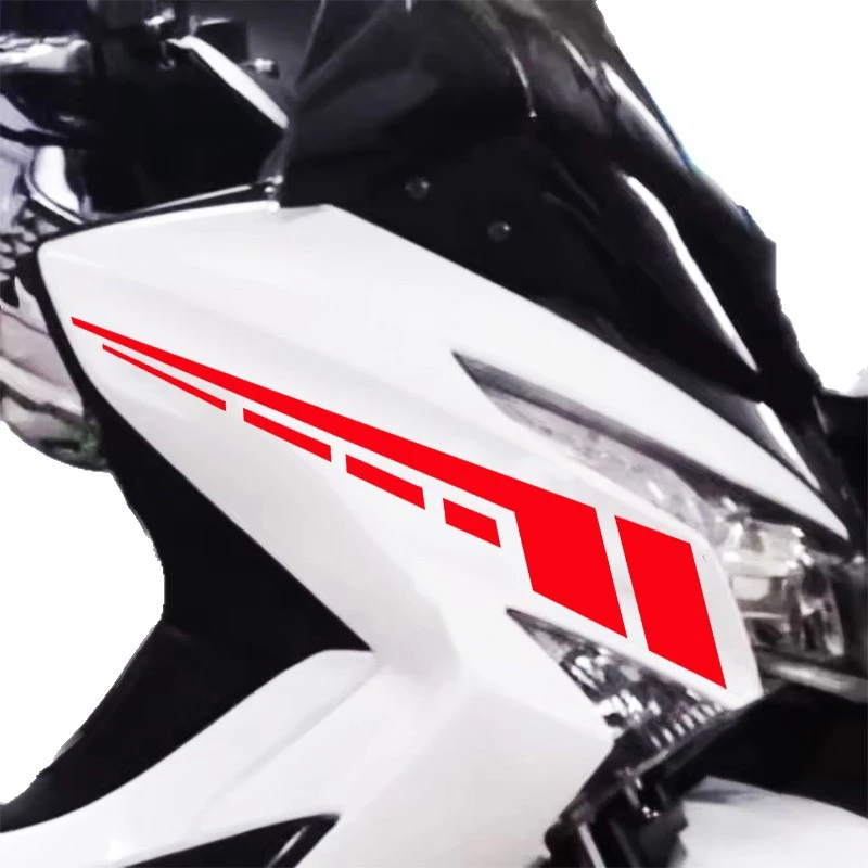 Motorrad-Vorderkotflügel-Kombi-Aufkleber, universelle reflektierende, wasserdichte Aufkleber für Yamaha R1 R3 MT07 MT09 Zubehör – Detail 3