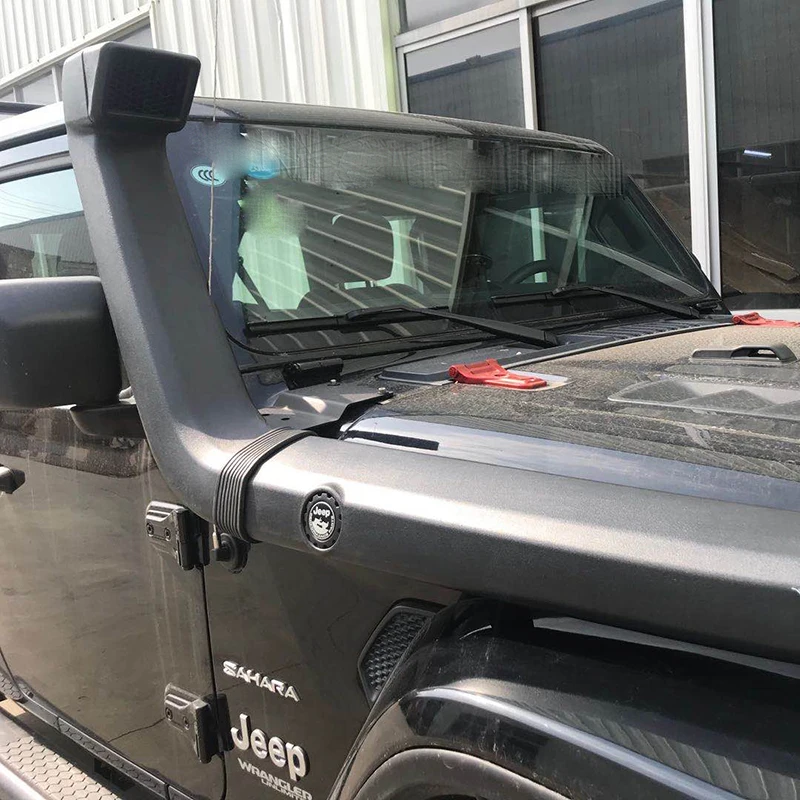 Lantsun JL1170 Snorkel Wader Breath Hose Tube ABS Air Intake Only Petrol Vehicle for Jeep for Wrangler JL2018+