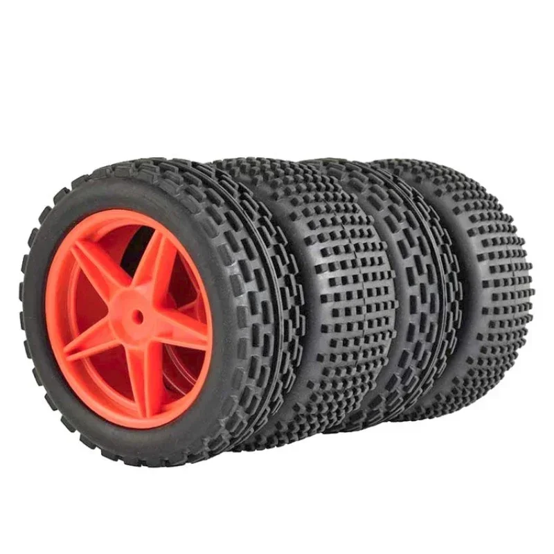 4Pcs 85mm Tires Wheel Tyre for Wltoys 144001-02 124019 104001 RC Car Upgrade Parts 1/10 1/12 1/14 Scale Off Road Buggy