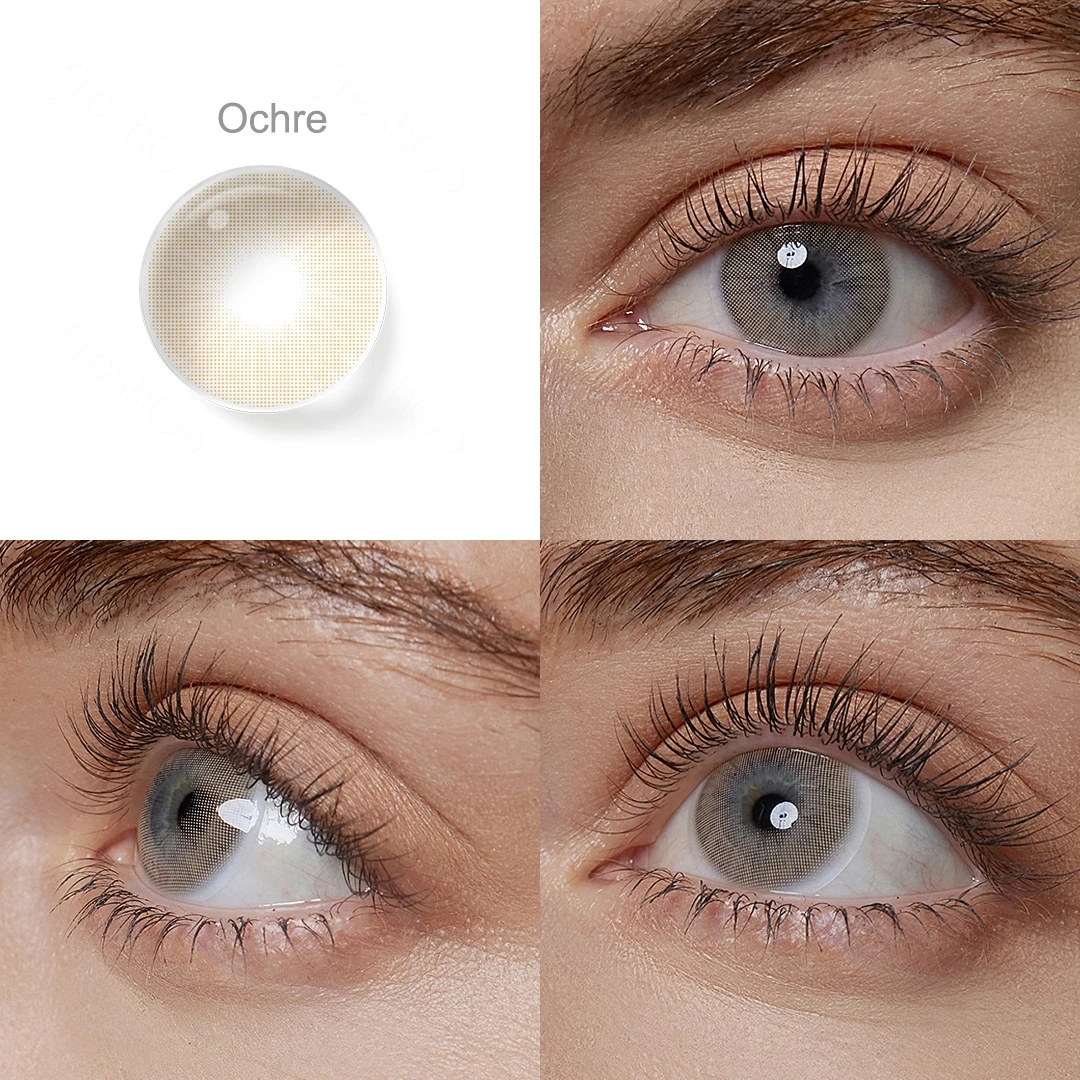 Color Contact Lenses with Diopter Graduated Contact Lenses with Degree Natural Myopia Lenses Prescription Lenses with Power