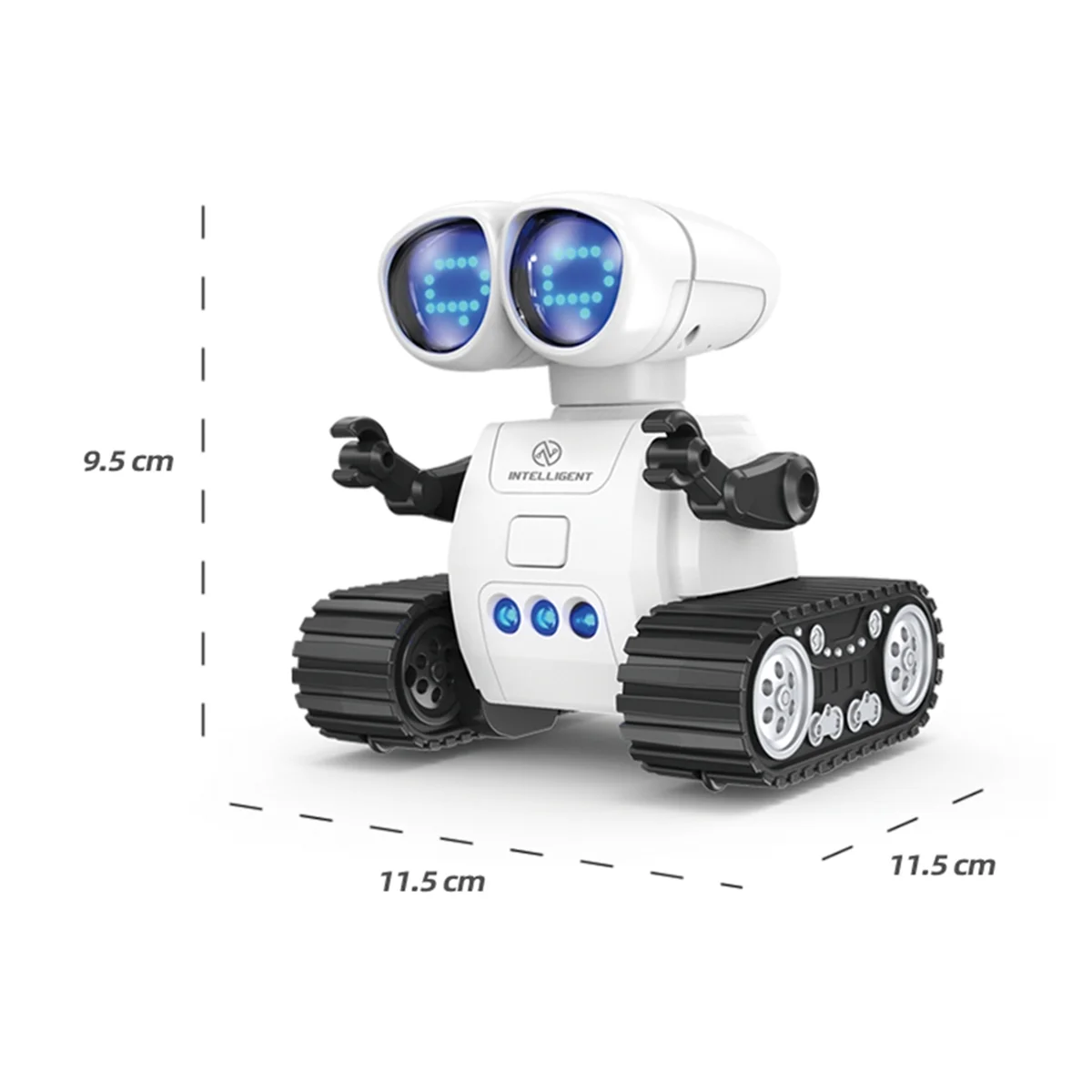 AM-RC Robot Toys with Walkie Talkie Function,Gesture Sensing, Programming Motion,Dance and Shining LED Eyes Gift for Kids