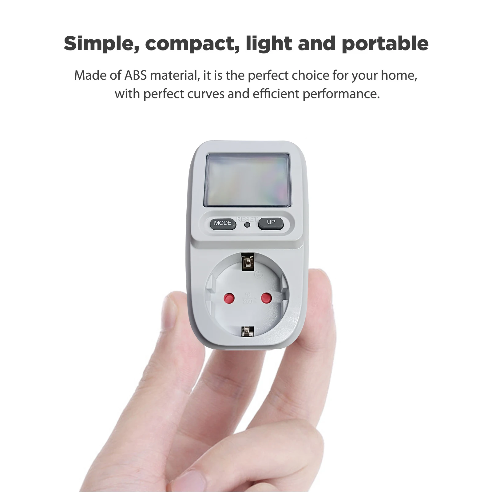 1/2pcs Billing Sockets with Backlight Multifunctional Intelligent Biller Digital Display Power Meter Billers for Home Appliances