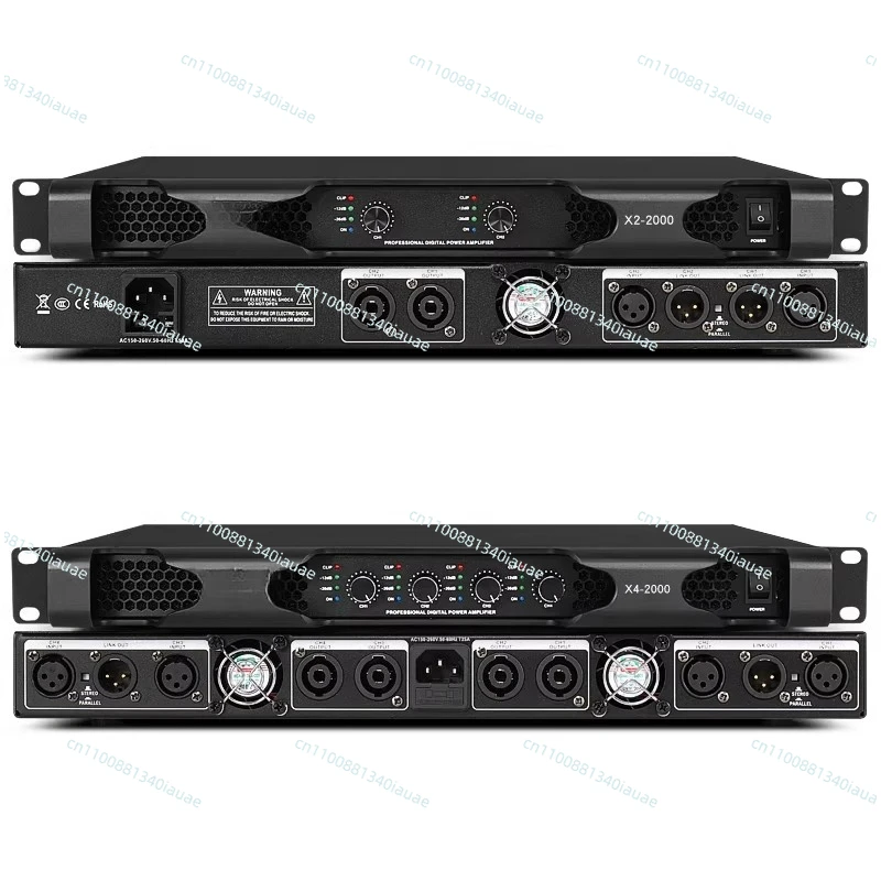 Digital Power Amplifier Professional Pure Rear Stage Two Four Channel Home Stage HIFI High Power Amplifier