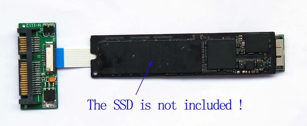 Apple Laptop Air SSD Split Adapter Card dla A1369 A1370 MC969 MC968 MC965 Kompatybilny z modelami 2010/2011