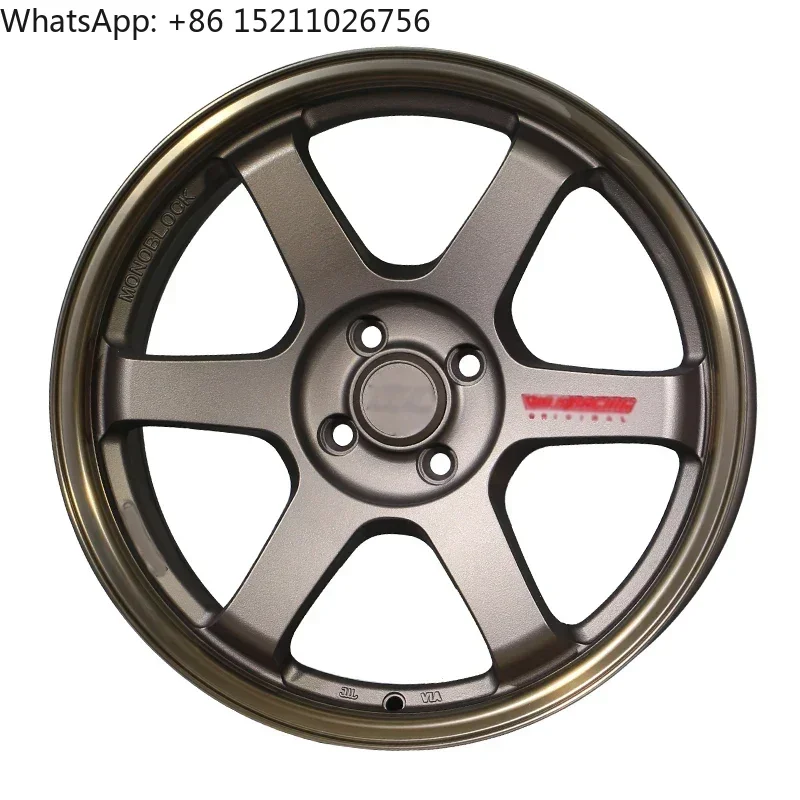 rin 4*100RAYS TE37SL 17*7.5 4*100 5*114.3 bronze alloy wheels for aftermarket JDM alloy rims wheels