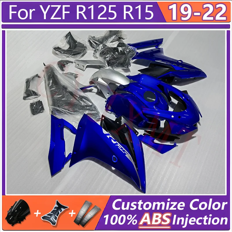 ABS Injection Motorcycles Fairings for YZFR125 YZFR15 R125 2019-2022 Moto Fairing Kit YZF-R125 YZF-R15 19-22 Bodyframe Cowl Case
