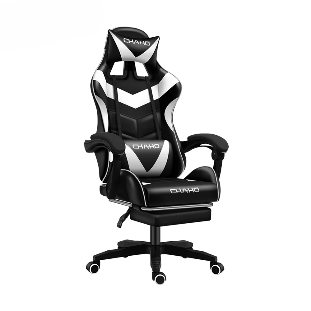 Best Selling Seller Helgen Back Budget Kawaii UK RGB Computer White Gaming-Chair Gaming Chair With Massager Footrest Screen