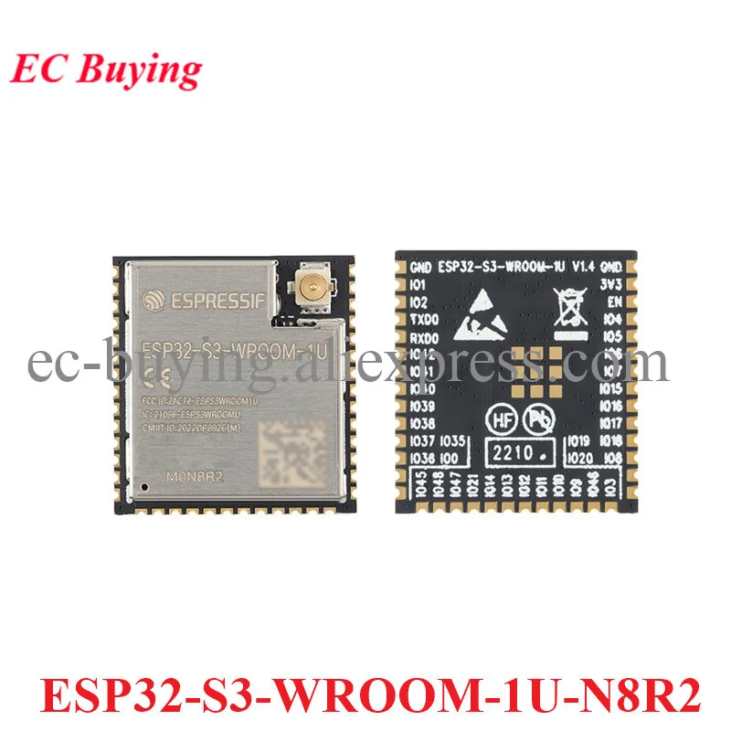 1Pc-20Pcs ESP32-S3 ESP32-S3-WROOM-1U N4 N4R2 N4R8 N8 N8R2 N8R8 N16 N16R2 N16R8 4MB 8MB 16MB Dual Core Ble WiFi Wireless Module