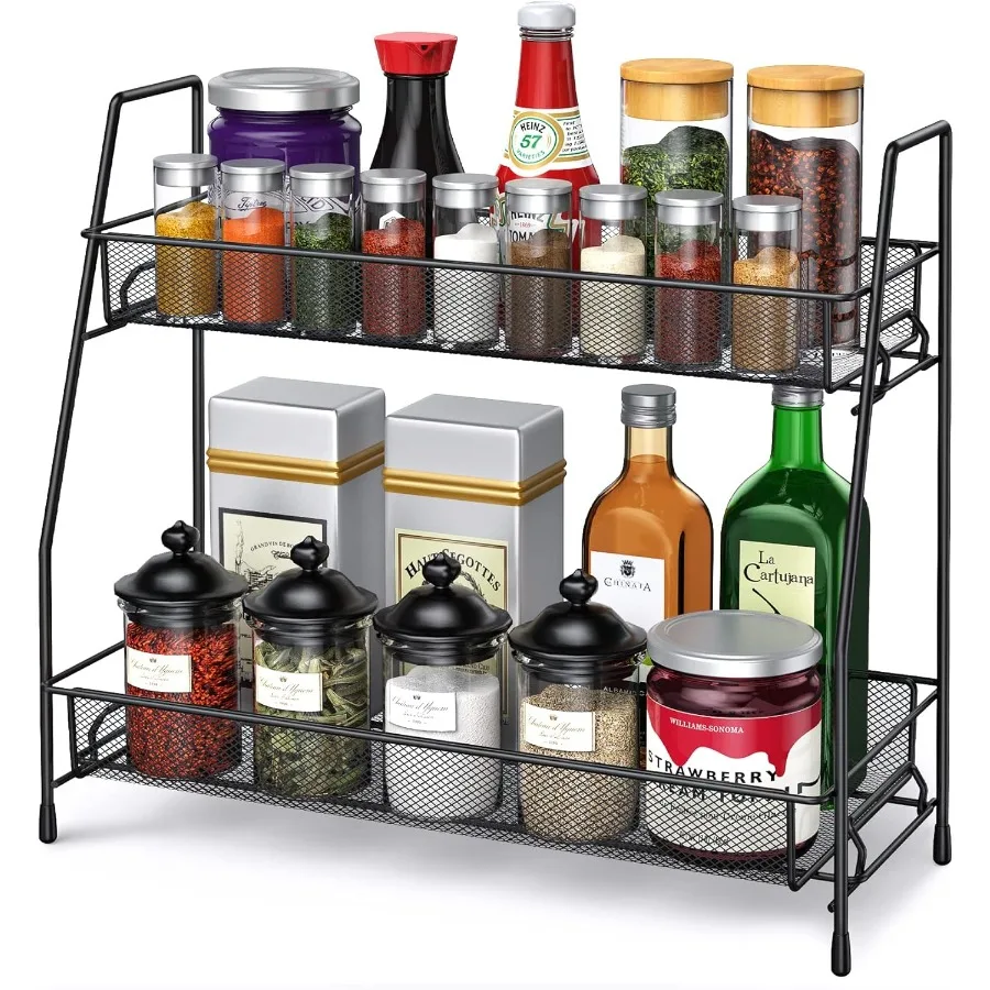 

Spice Rack Organizer for Cabinet Bathroom Organizer Countertop Bathroom Counter Organizer Kitchen Countertop Organizer Bathroom