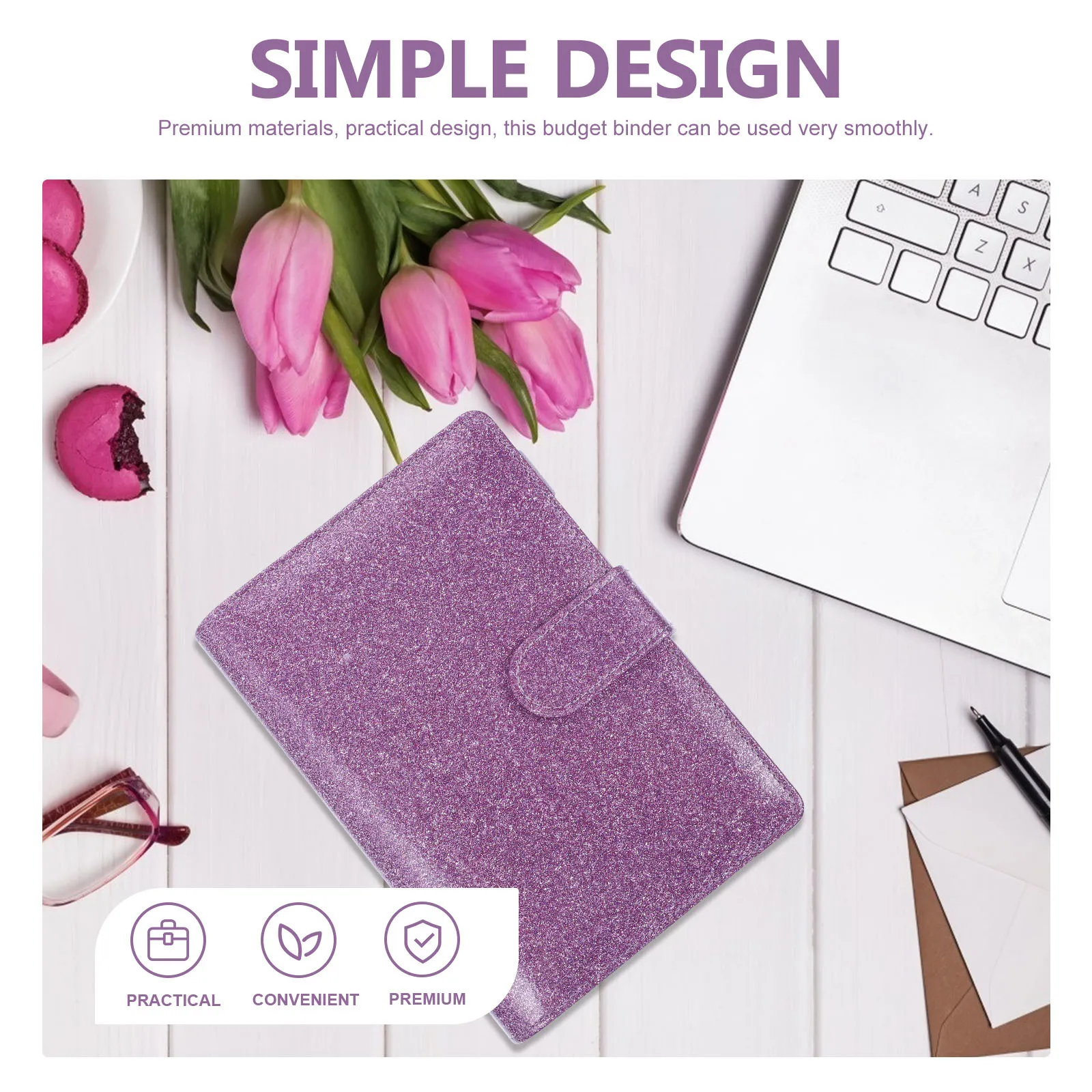 예산 바인더 노트 월간 플래너 봉투 지퍼 현금 ganizer PVC 재료 보관 솔루션 카드 영수증 수표 돈