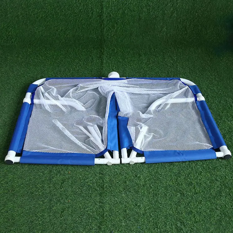 Golha de futebol portátil dobrável de alumínio fácil aberta amarela e preta de 5x3 pés com malha