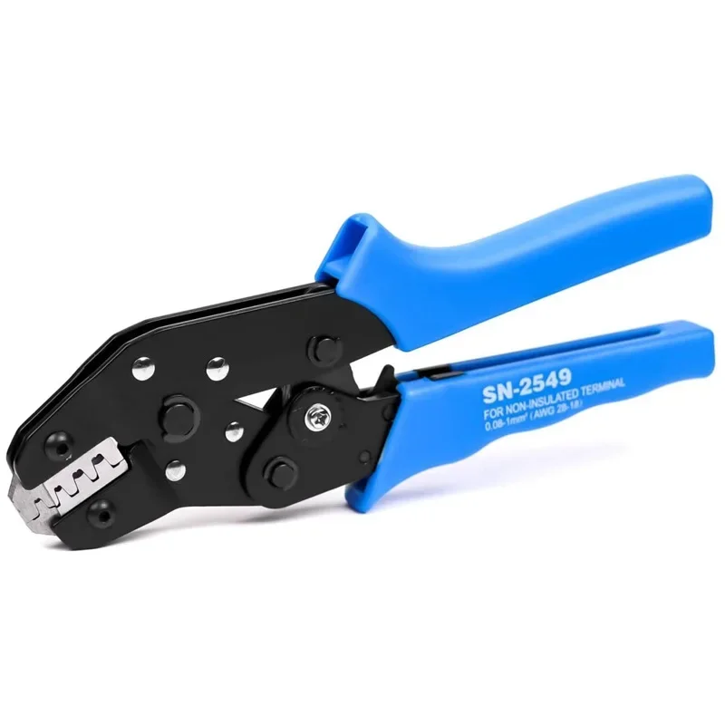 SN-2549 Ratcheting Crimping Plier For PH2.0/XH2.54/2.54/2.8/3.0/3.96/4.8/KF2510/JST Terminal Dupont Connectors Crimper Tool