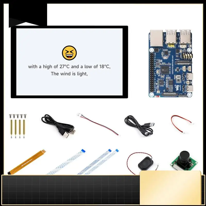 

Waveshare ESP32-P4 RISC-V Dual-Core 10.1Inch Touchscreen Development Board With Wi-Fi 6/BT5 Support For Xiaozhi AI Deepseek-N33R