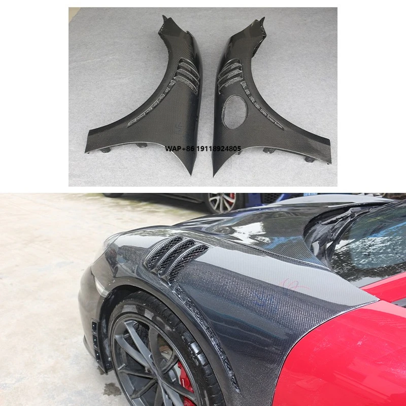 

Car Upgrade Wet Carbon Fiber Fender New Condition Fit Suitable for 2012-2016 718 981 YG Style