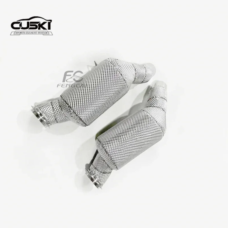 

Tuned exhaust downspout suitable for Alfa Romeo Giulia/Telvio Quadrifoglio 2.9T stainless steel exhaust fittings exhaust system