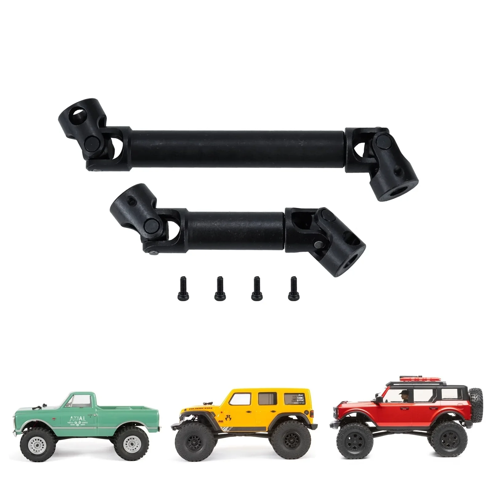 

Steel Front Rear Drive Shaft CVD Driveshaft for 1/24 RC Crawler Car Axial SCX24 C10 AXI00001 JLU Bronco AXI00006 Upgrade Parts