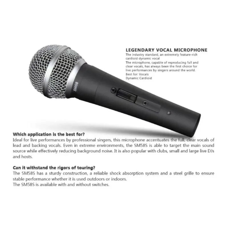 

Wholesale live Microphone Cardioid Dynamic Hand held Mic Stage Performance Guitar Studio Singing Home KTV Mic