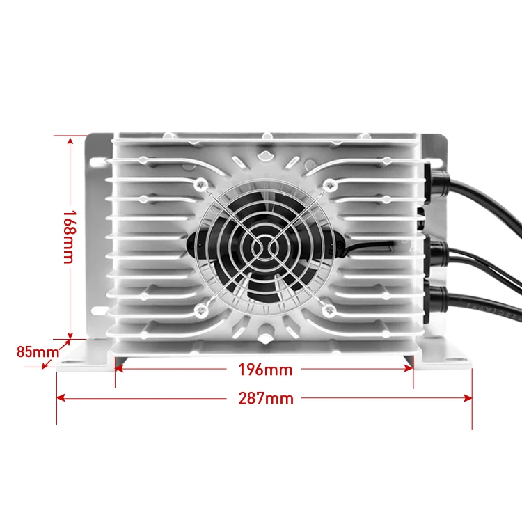 

PFC 12V 50A 24V 50A 48V 35A 60V 30A 72V 25A Waterproof Lifepo4 Battery Lead Acid On Board Battery Charger