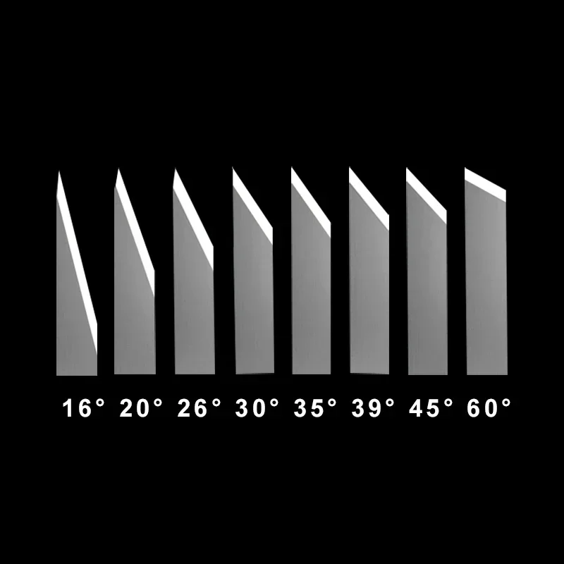 Tungsten Carbide Blade For AOKE AOL JINDEX IECHO JWEI ZUND ATOM RZCUT COMELZ ESKO KONGSBERG 7° 9° 15° 16° 20° 25° 26° 45° 60°