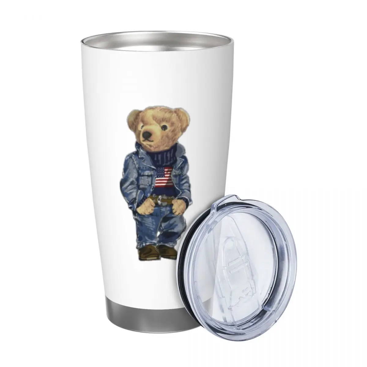 Ralph Bear 20oz Cup Large Capacity Car Mug Leak-proof Juice Coffee Cup Food Grade