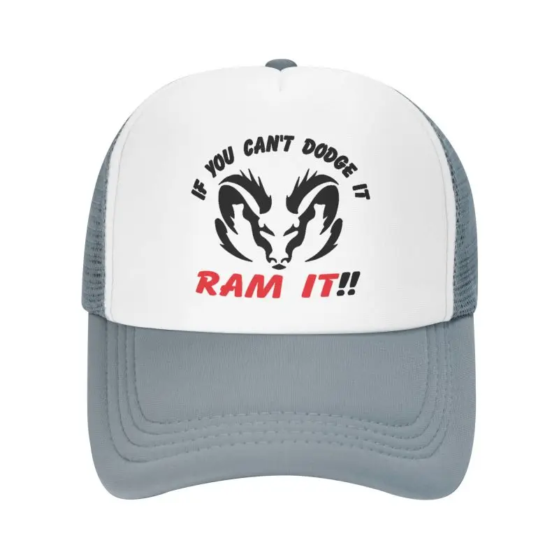 Si vous ne pouvez pas Dodge It Ram It imprimer casquette de Baseball été en plein air respirant maille casquettes de Baseball unisexe réglable chapeau de relance