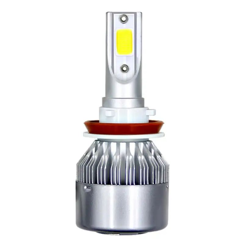 2x H7 LED H11 H4 Hi/Lo H1 H3 H8 HB1 HB3 HB4 HB5 PS24W HIR2 H13 H16 H27 9005 Car Headlight Bulbs 3000K 4300K 6000K 8000K COB C6