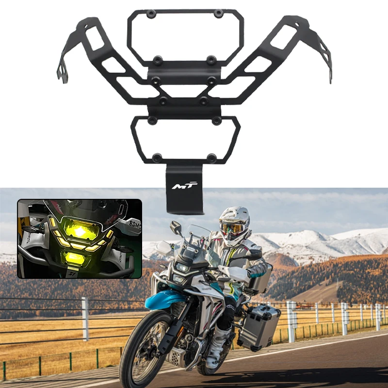 new For CFMOTO 450MT MT450 CF 450 MT 2024 2025 Motorcycles Headlight Head Light Guard Protector Cover Protection Grille