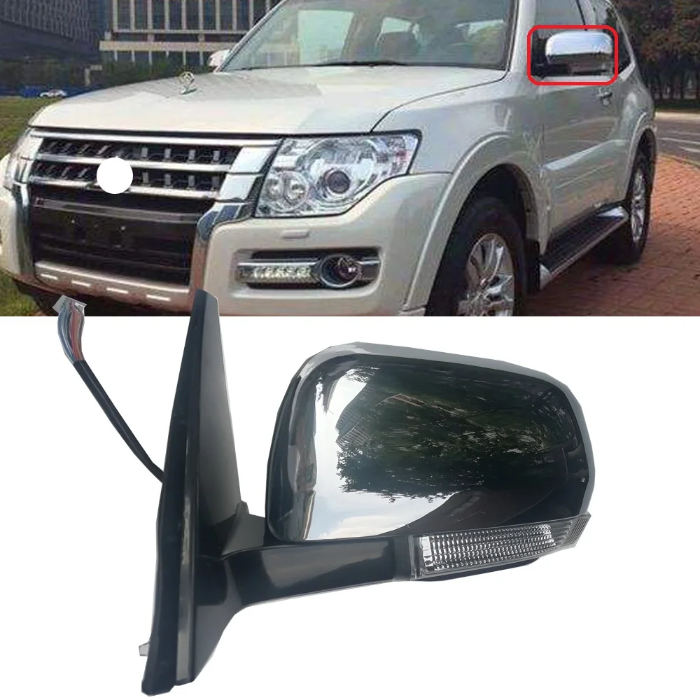 Roavia Rearview Mirror With Electrical Adjustment & Folding For PAJERO BK V93 V97 V73 V77 V87 2007-2016 Outside Mirror 10Pin