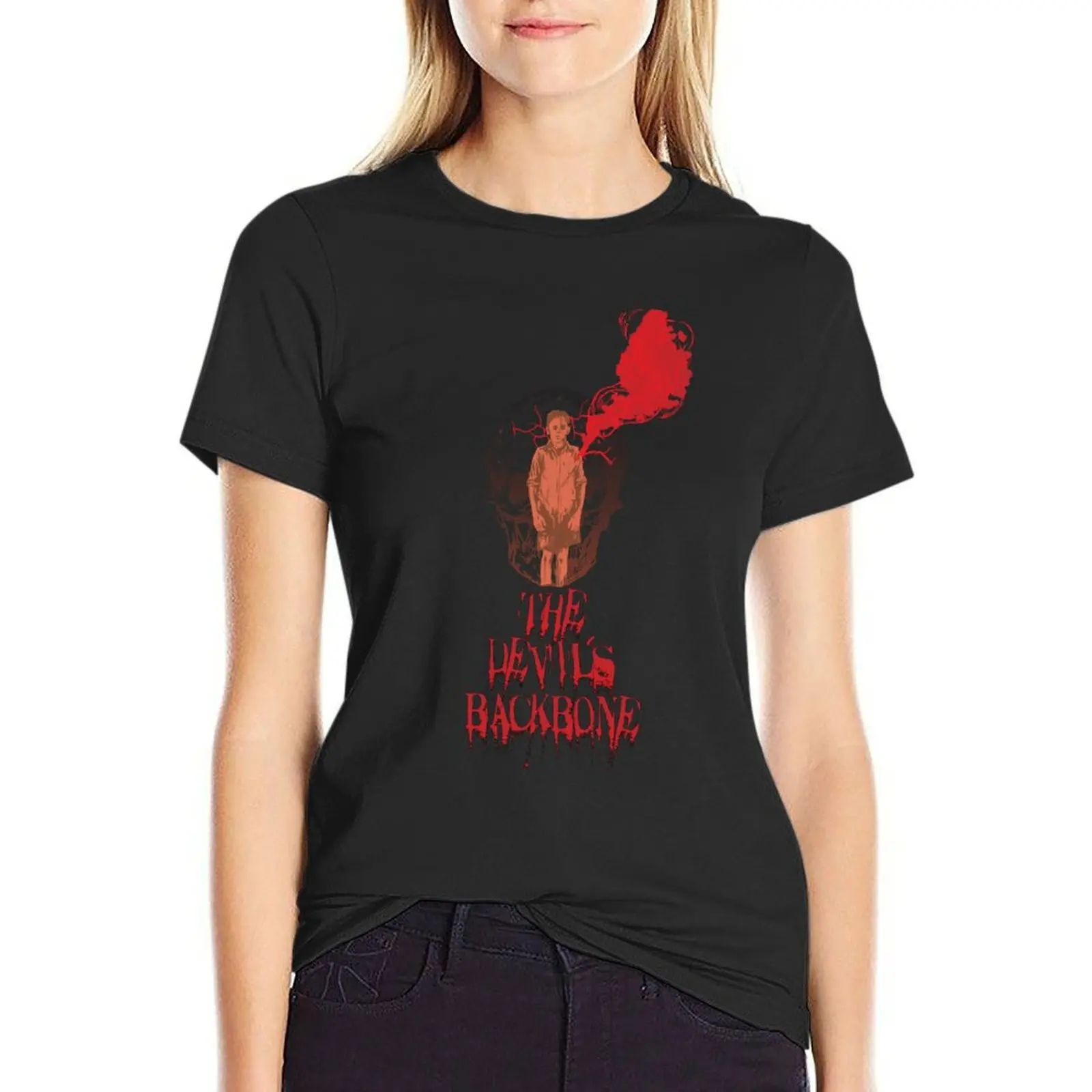 

The Devil's Backbone T-Shirt tops sports fans cute tops Female clothing funny t shirts for Women